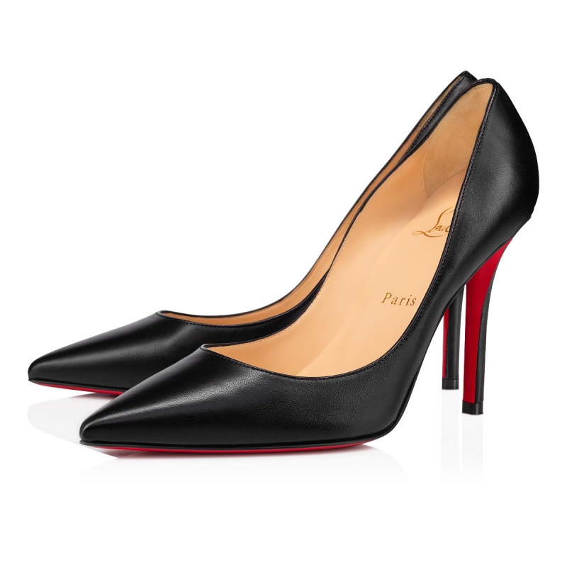 Tacones Christian Louboutin Apostrophy Pump 100 mm Negros | DLB-673195