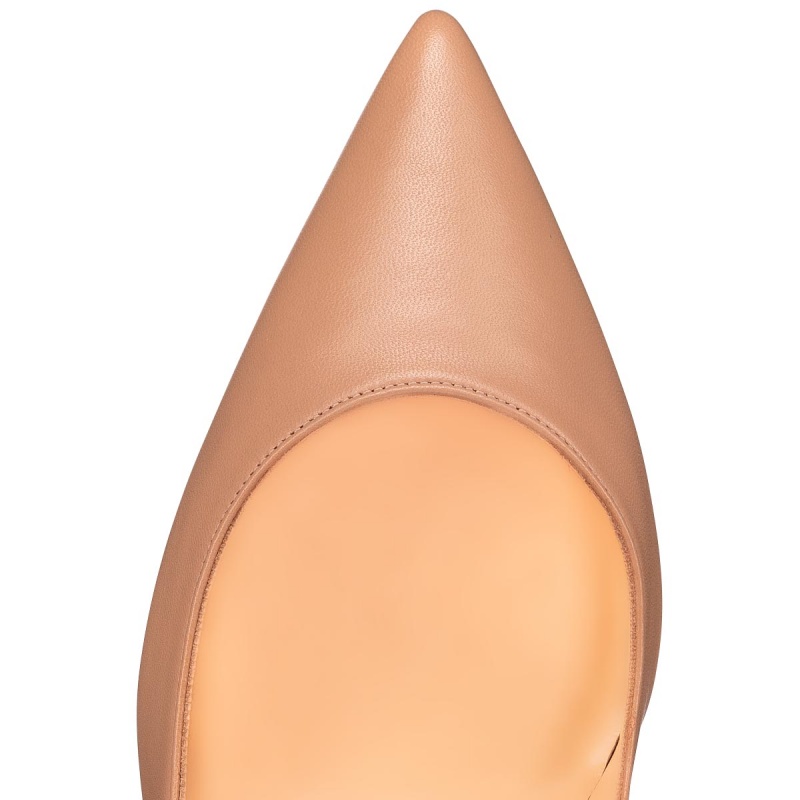 Tacones Christian Louboutin Apostrophy Pump 100 mm Nude | WUV-023985