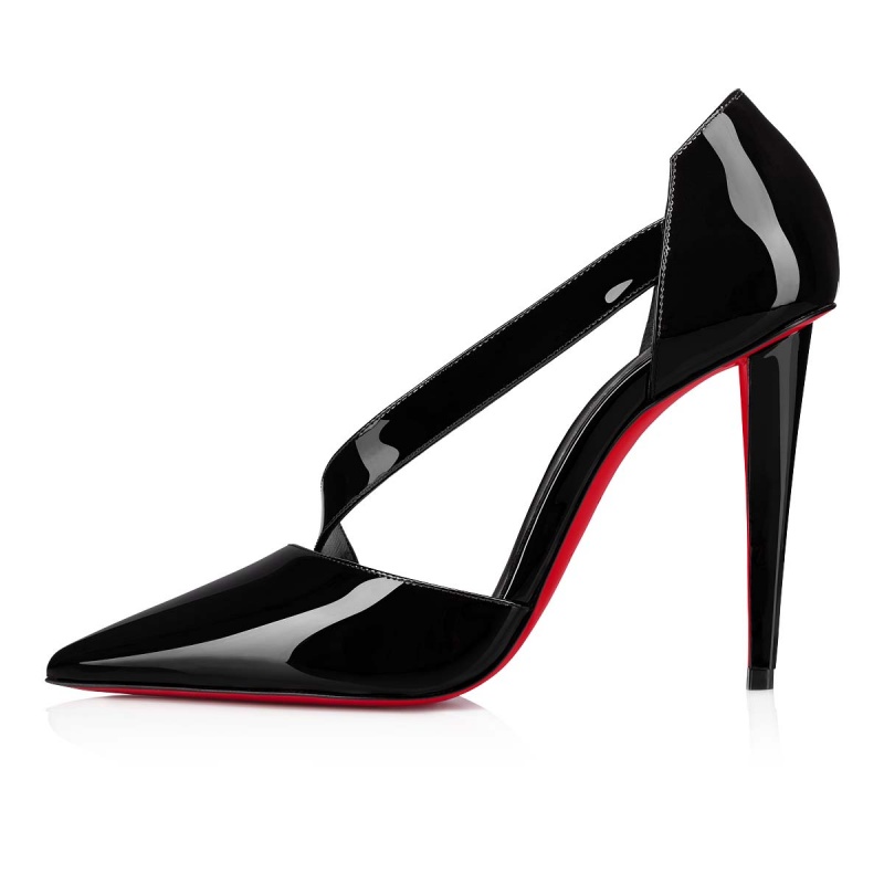 Tacones Christian Louboutin Astrid 100 mm Negros Negros | YSZ-142687
