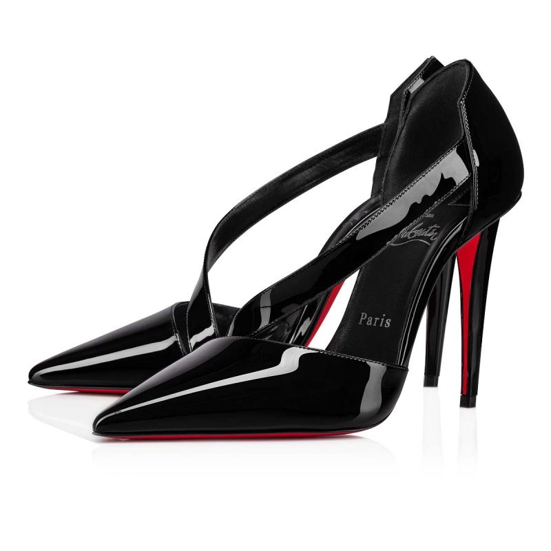 Tacones Christian Louboutin Astrid 100 mm Negros Negros | YSZ-142687