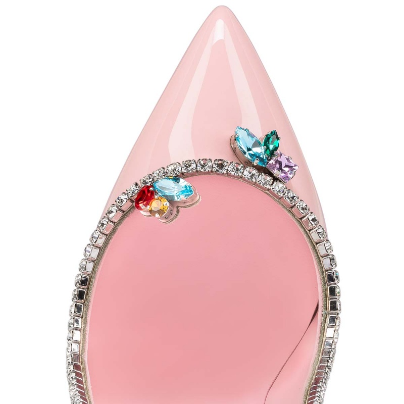 Tacones Christian Louboutin Chick Queen 100 mm Rosy / Lin Rosy | OKA-426593