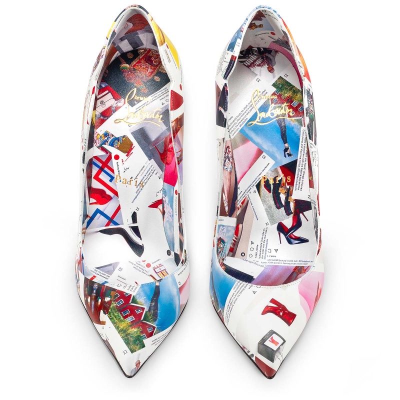 Tacones Christian Louboutin Hot Chick 100 mm Multi / Lin Multi | YMK-904735