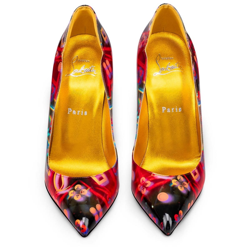 Tacones Christian Louboutin Hot Chick 100 mm Amarillos | XRU-561829