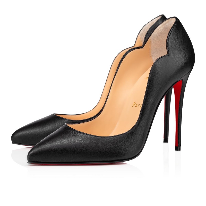 Tacones Christian Louboutin Hot Chick 100 mm Negros | FQR-251068