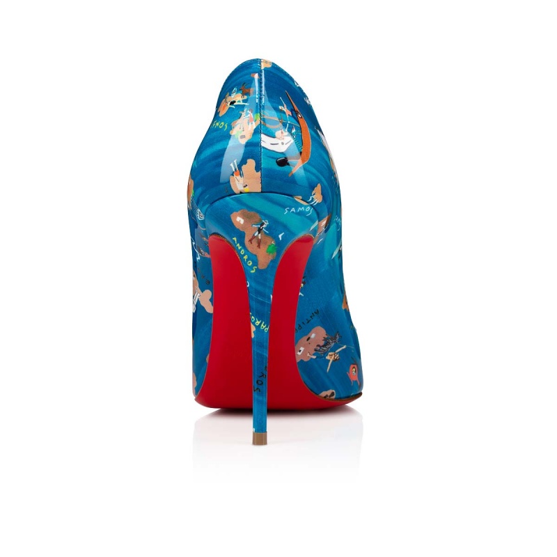 Tacones Christian Louboutin Hot Chick 100 mm Multi / Lin Multi | CYE-972180