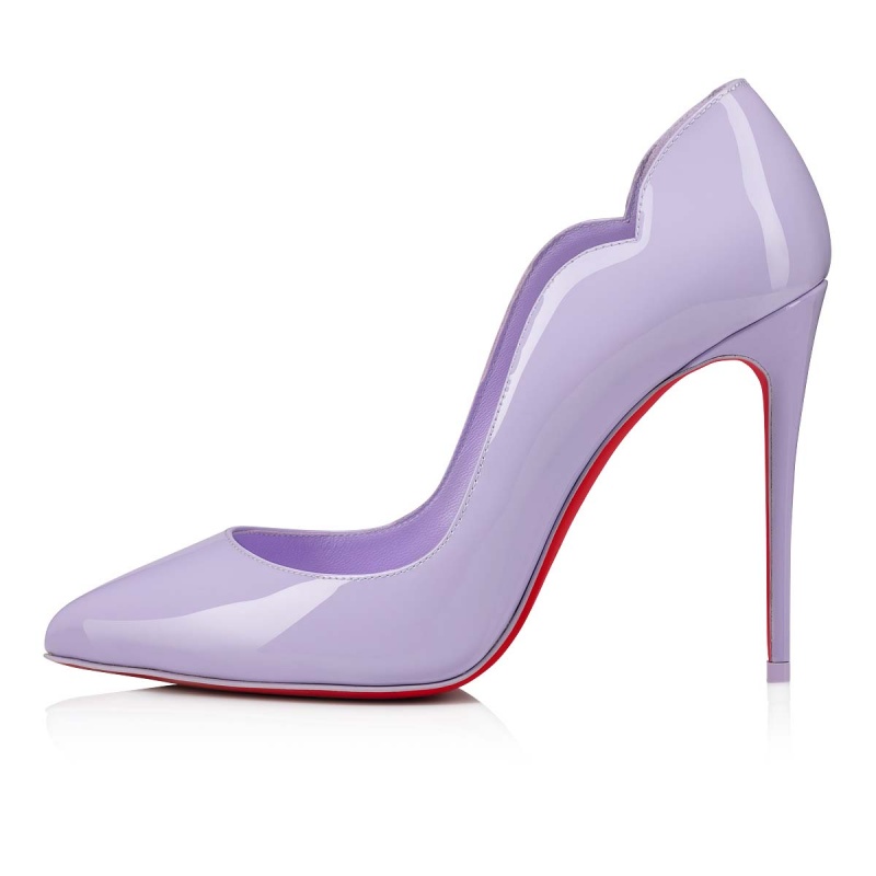 Tacones Christian Louboutin Hot Chick 100 mm Lilac Smoke / Lin Lilac Smoke | WJT-052783