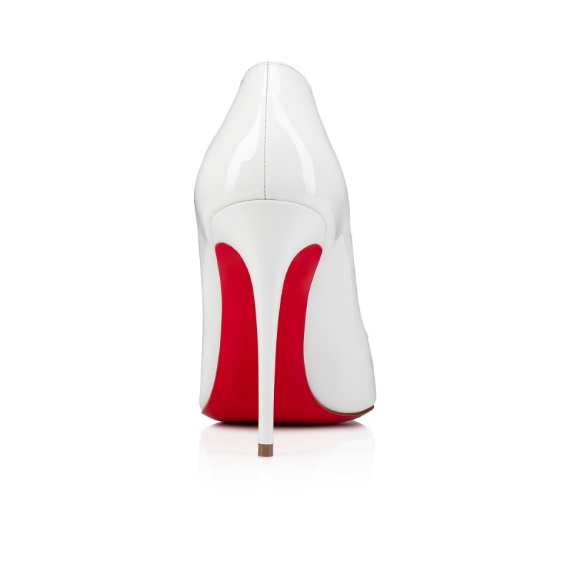 Tacones Christian Louboutin Hot Chick 100 mm Bianco | XAN-729104