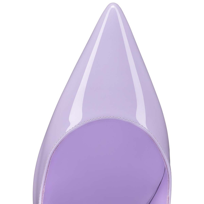 Tacones Christian Louboutin Hot Chick Sling 100 mm Lilac Smoke / Lin Lilac Smoke | RYP-914768