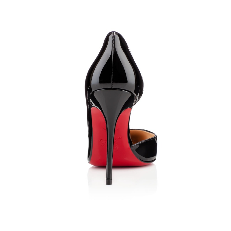 Tacones Christian Louboutin Iriza 100 mm Negros | BOE-745621