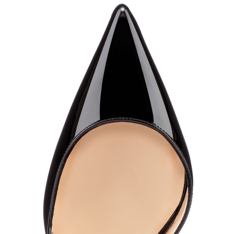 Tacones Christian Louboutin Iriza 100 mm Negros | BOE-745621