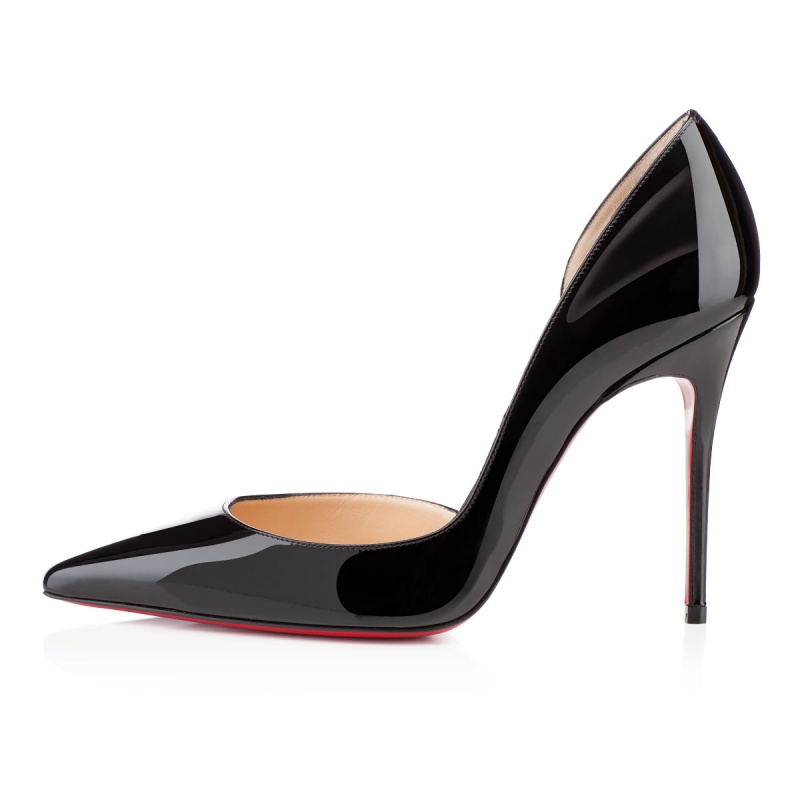 Tacones Christian Louboutin Iriza 100 mm Negros | BOE-745621