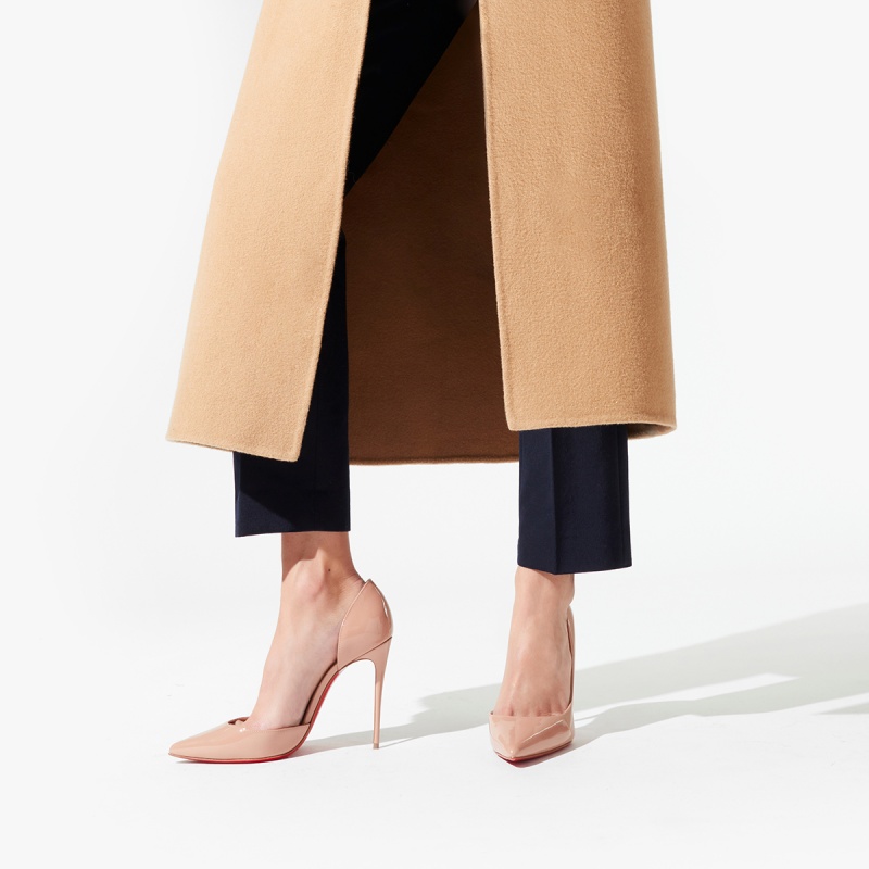 Tacones Christian Louboutin Iriza 100 mm Nude | OHJ-761580