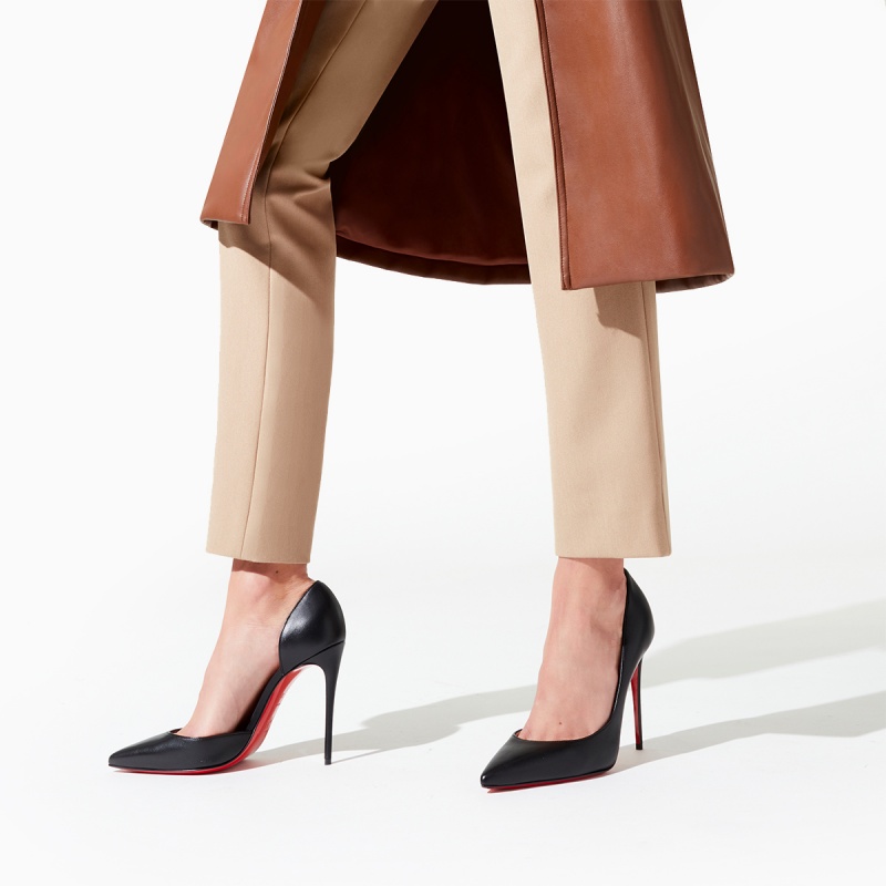 Tacones Christian Louboutin Iriza 100 mm Negros | TQW-584021