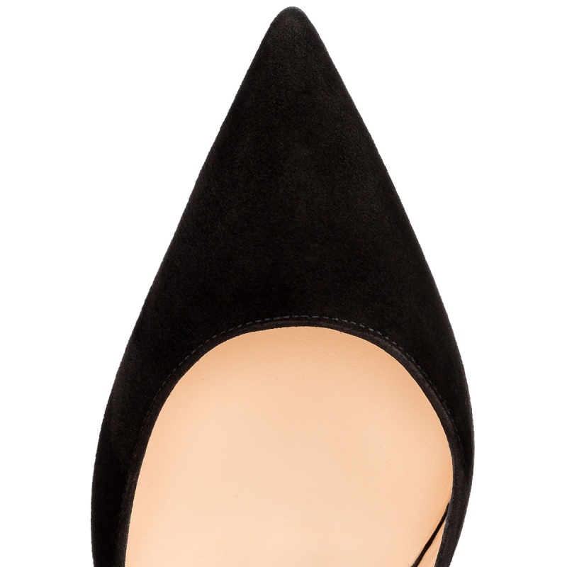 Tacones Christian Louboutin Iriza 100 mm Negros | GSB-672359