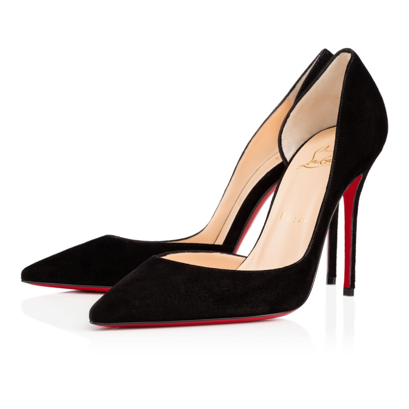 Tacones Christian Louboutin Iriza 100 mm Negros | GSB-672359