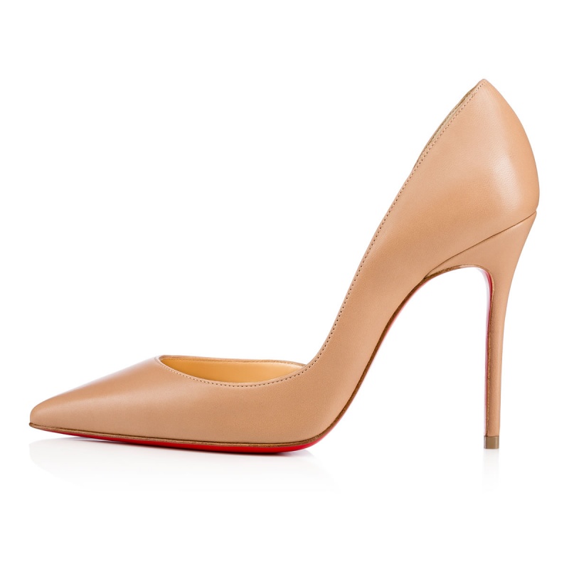 Tacones Christian Louboutin Iriza 100 mm Nude | KZB-675102