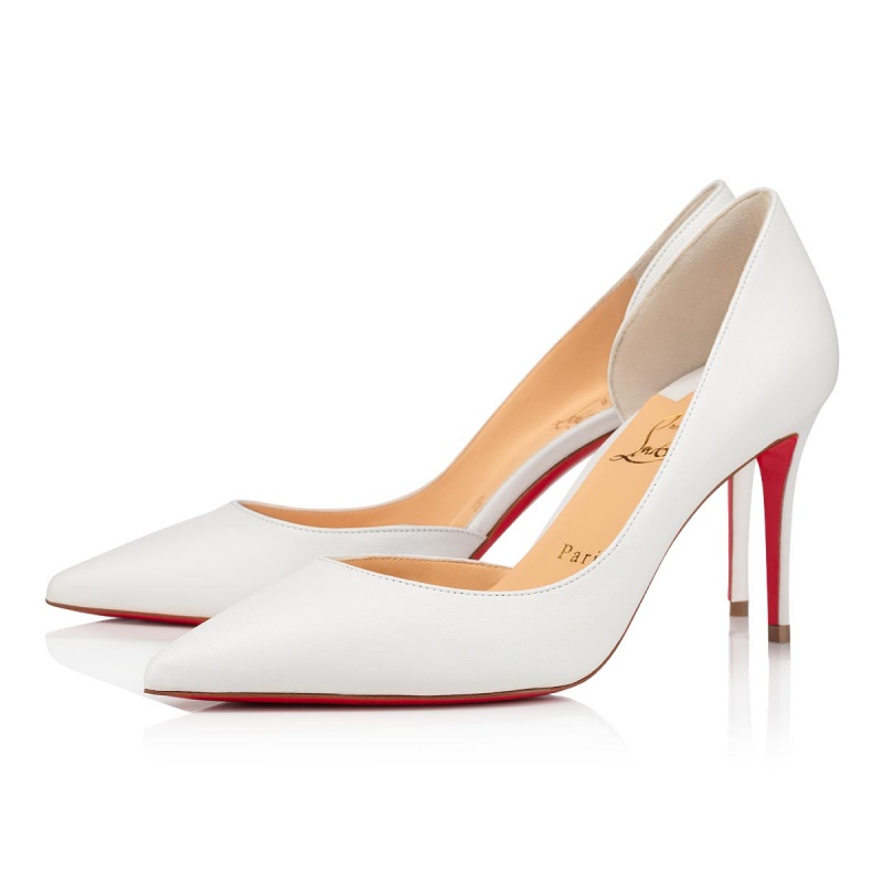 Tacones Christian Louboutin Iriza 85 mm Bianco | PDC-256418