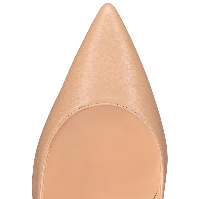 Tacones Christian Louboutin Kate 100 mm Nude 1 / Lin Nude 1 | ISG-438725
