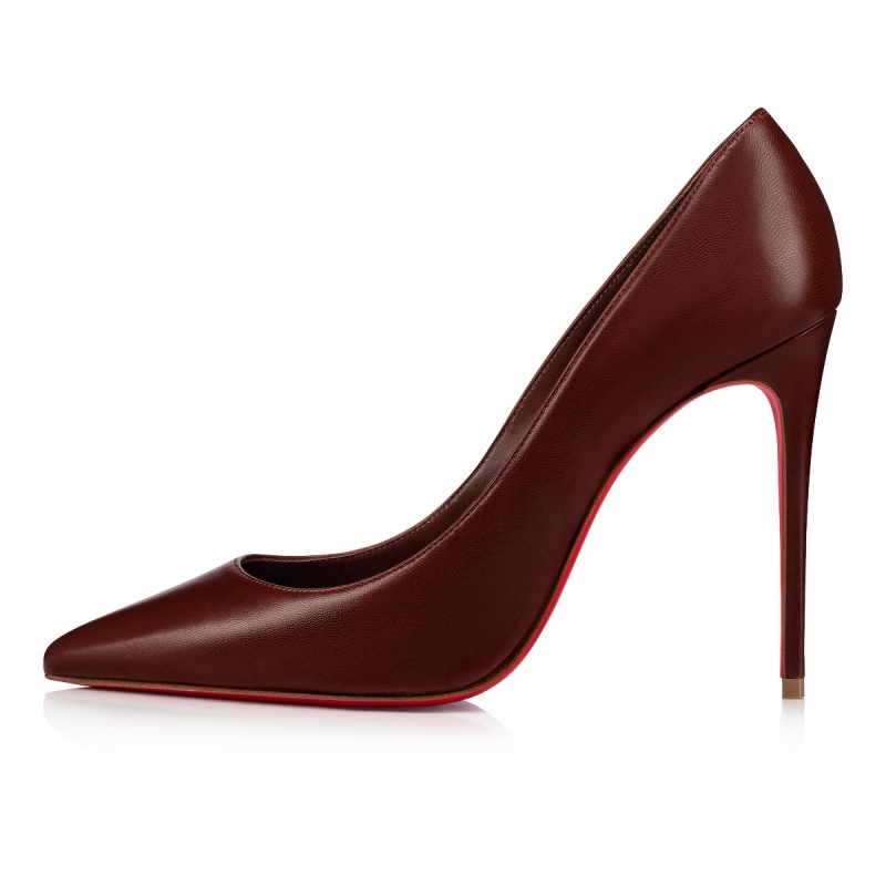 Tacones Christian Louboutin Kate 100 mm Nude 8 / Lin Nude 8 | ZOV-436021
