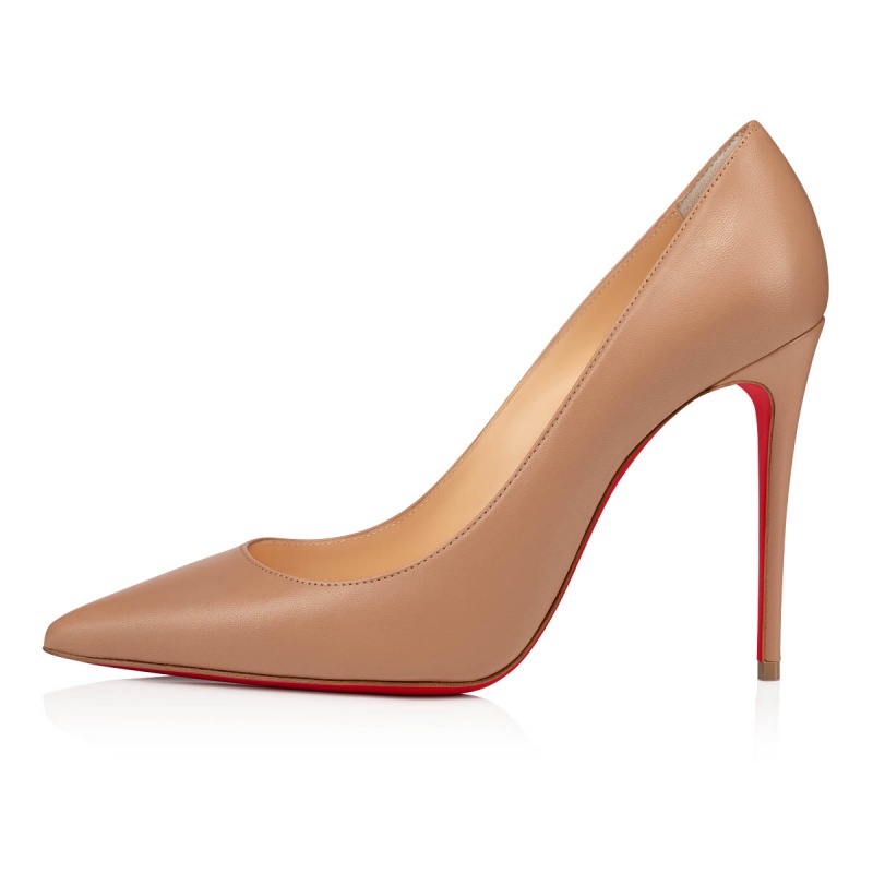 Tacones Christian Louboutin Kate 100 mm Nude | NOC-315620