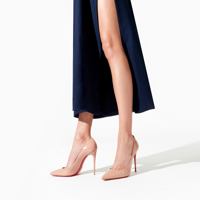 Tacones Christian Louboutin Kate 100 mm Nude 6248 | PQZ-875219