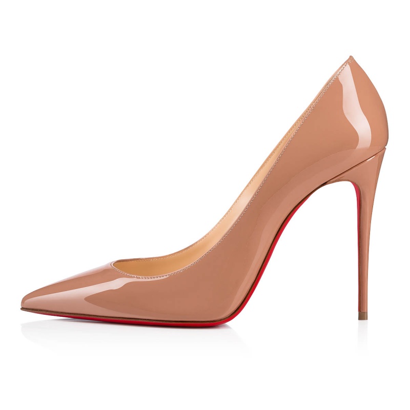 Tacones Christian Louboutin Kate 100 mm Nude 6248 | PQZ-875219