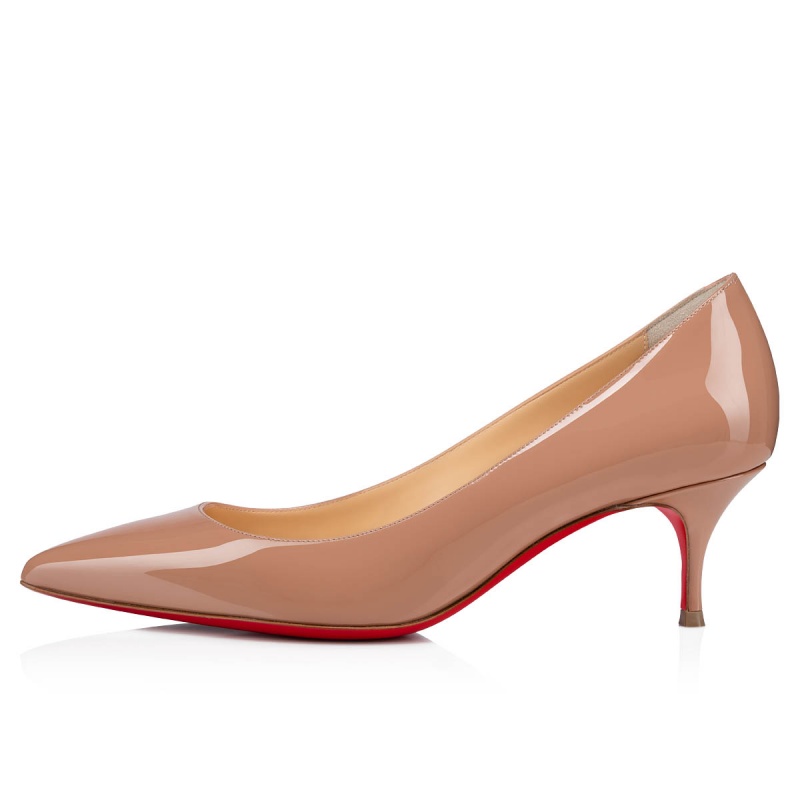 Tacones Christian Louboutin Kate 55 mm Nude | AXP-635194