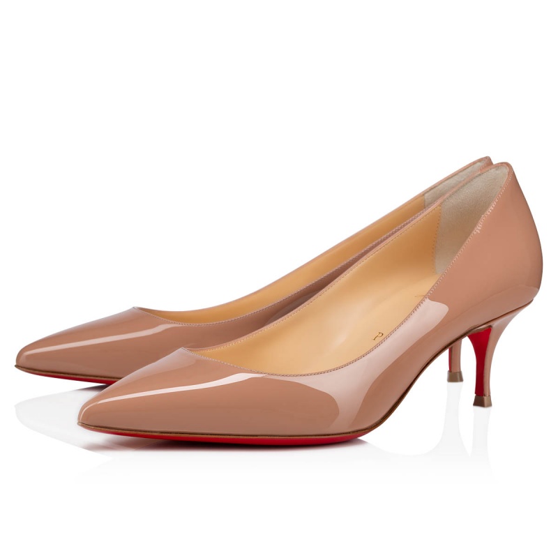 Tacones Christian Louboutin Kate 55 mm Nude | AXP-635194
