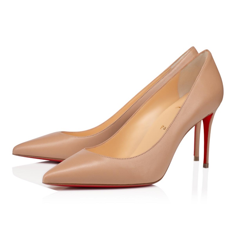 Tacones Christian Louboutin Kate 85 mm Nude | VYR-897315