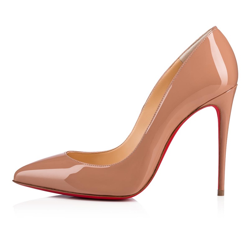 Tacones Christian Louboutin Pigalle Follies 100 mm Nude | IUK-536028