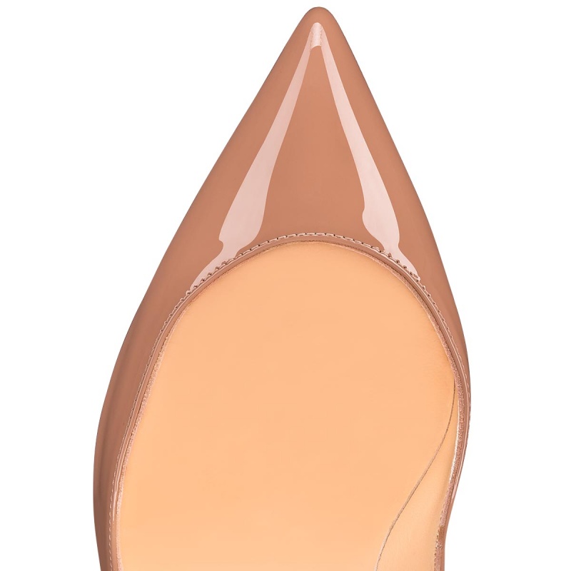 Tacones Christian Louboutin Pigalle Follies 100 mm Nude | IUK-536028