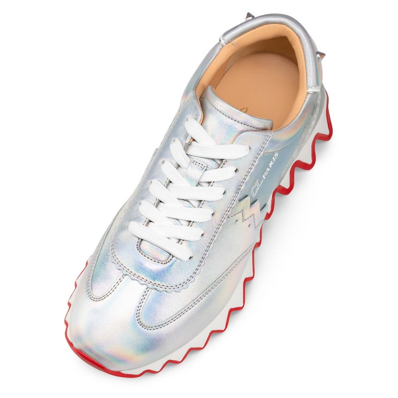 Tenis Christian Louboutin Loubishark Laser Ab / Bianco | SFL-314952