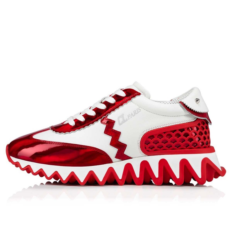Tenis Christian Louboutin Loubishark Loubi / Bianco | MJD-208569