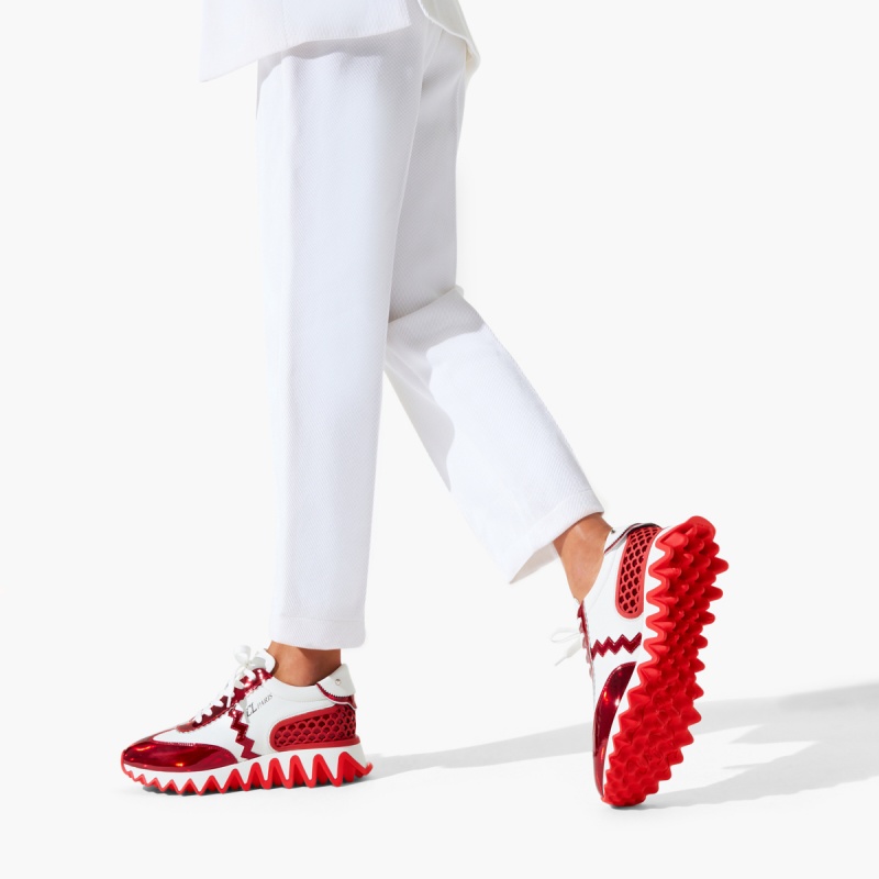 Tenis Christian Louboutin Loubishark Loubi / Bianco | MJD-208569