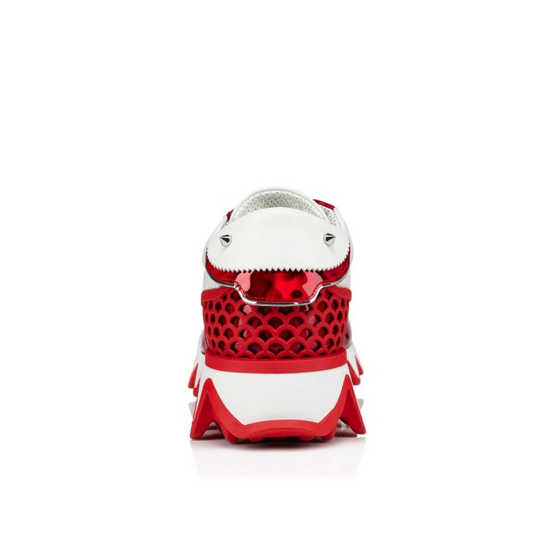 Tenis Christian Louboutin Loubishark Loubi / Bianco | MJD-208569