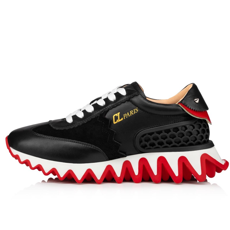 Tenis Christian Louboutin Loubishark Negros | VSM-749521