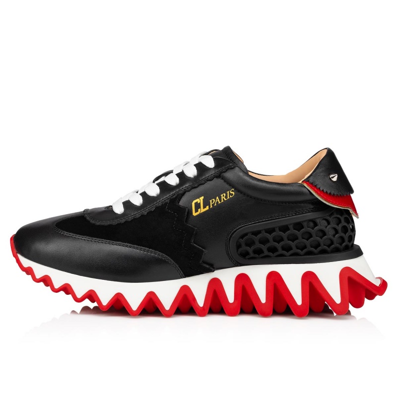 Tenis Christian Louboutin Loubishark Negros | VSM-749521