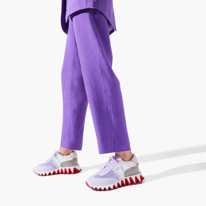 Tenis Christian Louboutin Loubishark Version Lilac Smoke | AKD-947130
