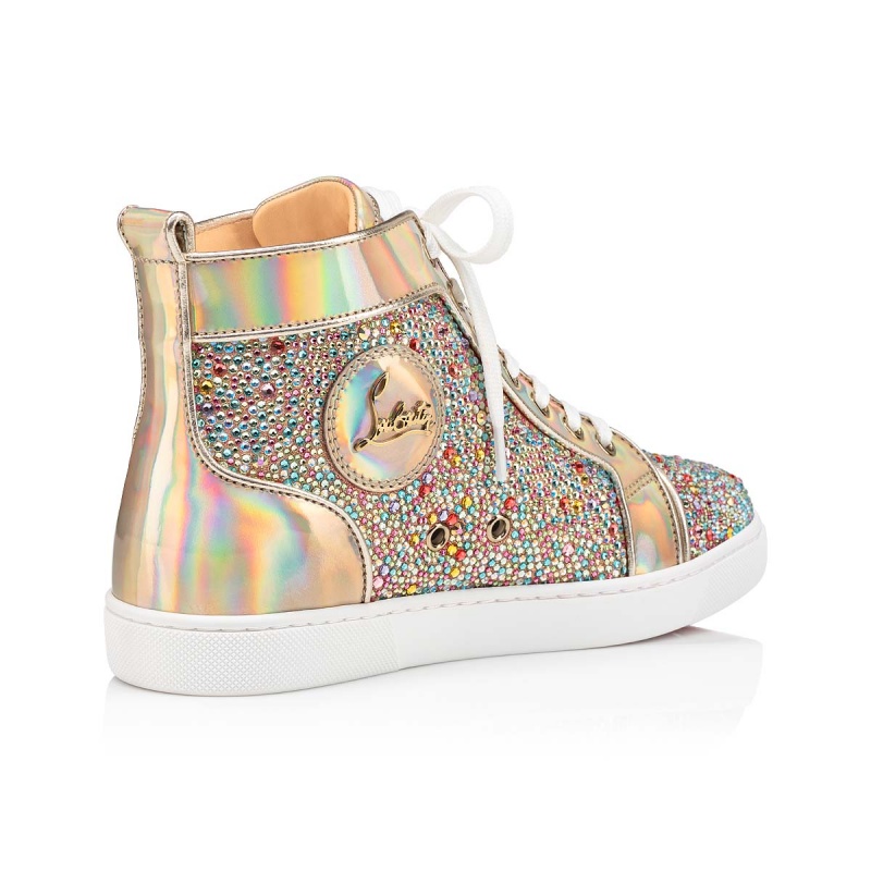 Tenis Christian Louboutin Louis Strass Orlato Planos Mix California / Ab | EHV-762045