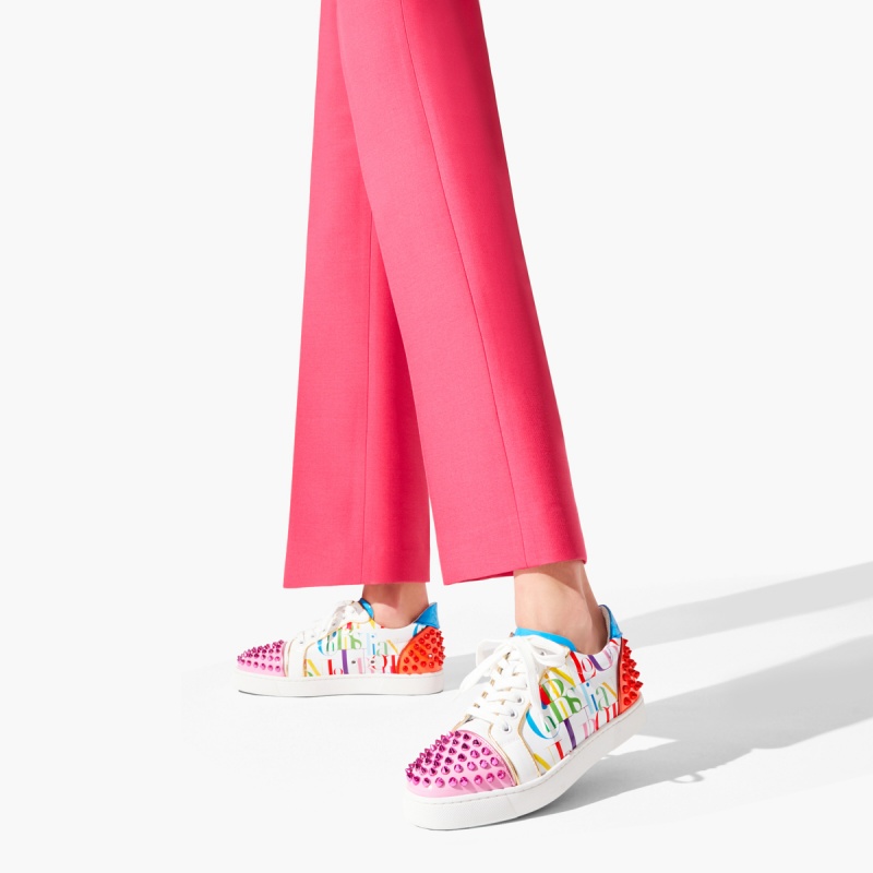 Tenis Christian Louboutin Vieira 2 Multi / White-multi | TOF-527804