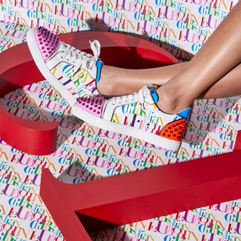 Tenis Christian Louboutin Vieira 2 Multi / White-multi | TOF-527804