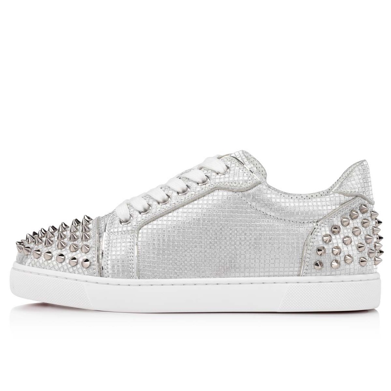 Tenis Christian Louboutin Vieira 2 Plateados | VDS-165723
