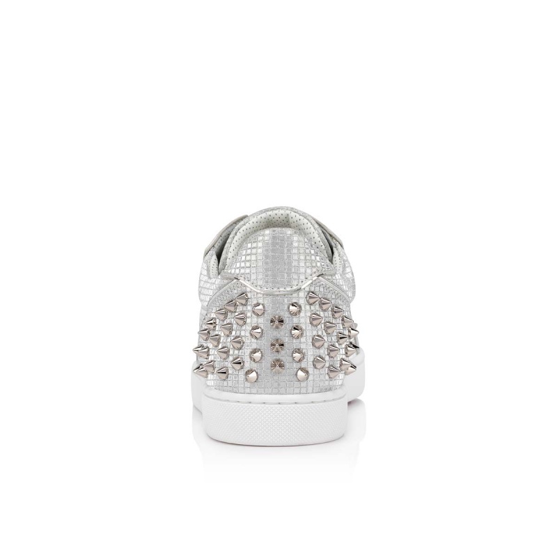 Tenis Christian Louboutin Vieira 2 Plateados | VDS-165723