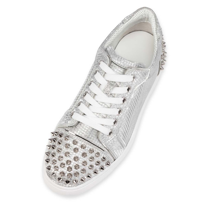 Tenis Christian Louboutin Vieira 2 Plateados | VDS-165723