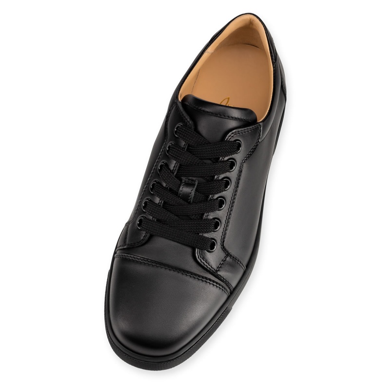 Tenis Christian Louboutin Vieira Planos Negros | DOI-581426