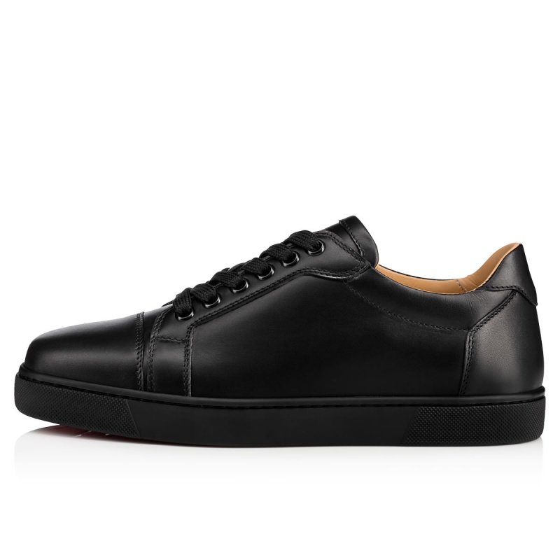 Tenis Christian Louboutin Vieira Planos Negros | DOI-581426