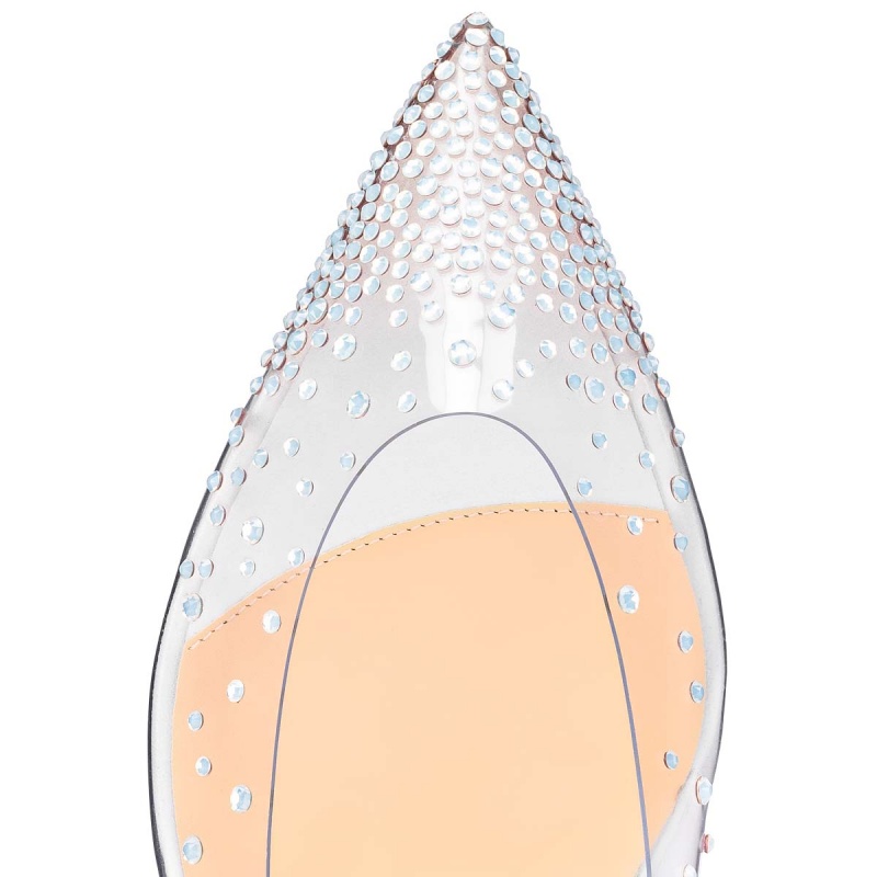 Zapatos Planos Christian Louboutin Degrastrass Version Bianco | PCS-405238