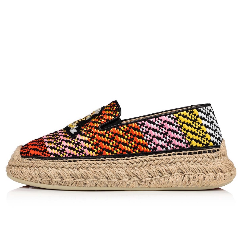 Zapatos Planos Christian Louboutin Espananou Cruise Multi | DWP-428367