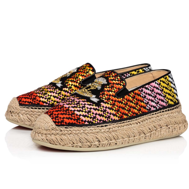 Zapatos Planos Christian Louboutin Espananou Cruise Multi | DWP-428367