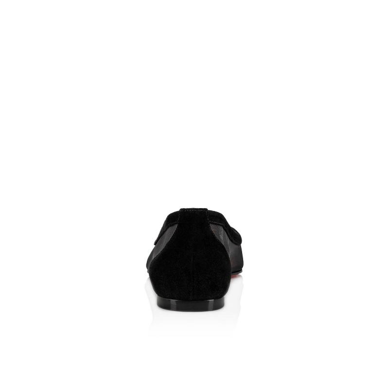Zapatos Planos Christian Louboutin Galativi Negros | JGH-351680